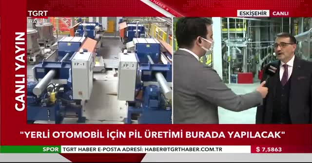 Enerji ve Tabii Kaynaklar Bakanı Fatih Dönmez, TGRT Haber'de