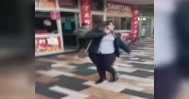 Maskesiz gezen kadından polise: Artistliğiniz kime