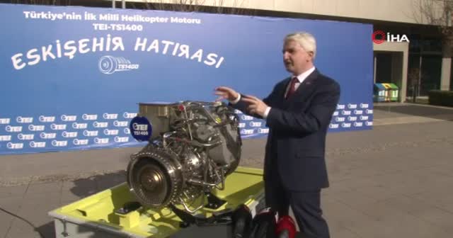 Milli helikopter motoru seri üretim yolunda