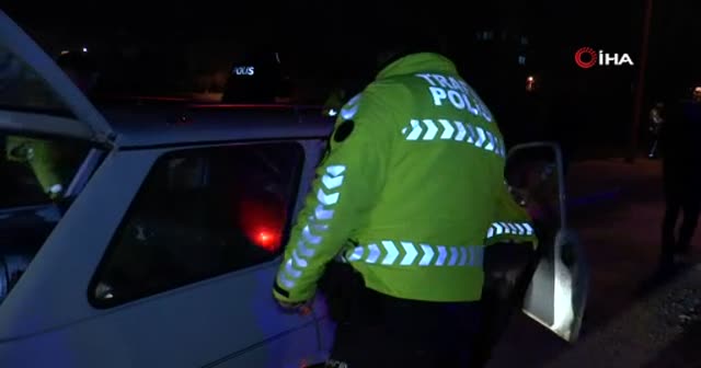 Polisin 'dur' ihtarına uymadı! Kaçamayınca ağlamaya başladı