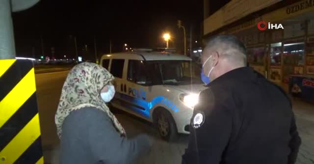 Polisin şefkati yürekleri ısıttı