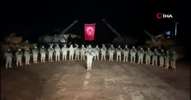 Sınır ötesindeki Mehmetçik’ten Türkiye’ye yeni yıl mesajı