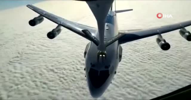 Türk Hava Kuvvetleri, NATO'ya ait uçağa havada yakıt ikmali yaptı