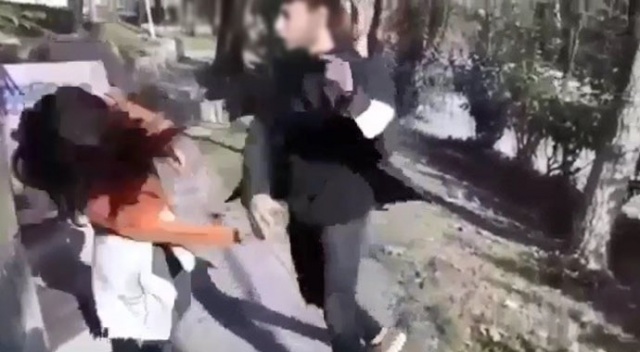 18 yaşından küçük sevgilisini darp ederek kayda aldı
