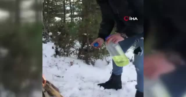 Ateşi benzinle harlaması faciaya neden oluyordu