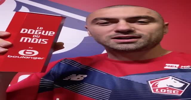 Golleriyle Lille'i taşıyan Burak'a büyük onur! Aldığı ödül sonrası Fransızca mesaj verdi