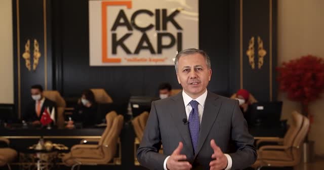 Vali Yerlikaya: 2020'de 813 bin kişi Açık Kapı'ya başvurdu