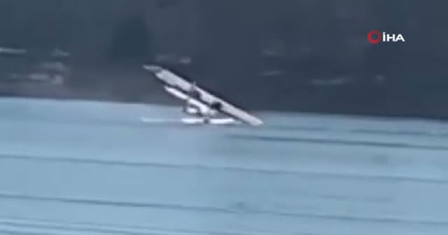 ABD’de deniz uçağı göle düştü