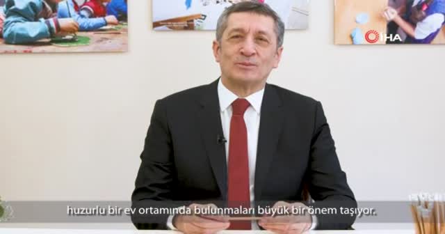 Bakan Ziya Selçuk’tan velilere yarıyıl mesajı