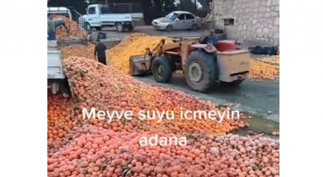 Çürümüş meyvelerin meyve suyu olduğu iddia edildi