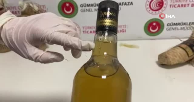 İstanbul Havalimanı’nda sıvı kokain ele geçirdi