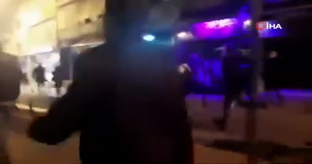Polisin darp ettiği iddia edilen vatandaş kendisini eylemcilerin yaraladığını söyledi