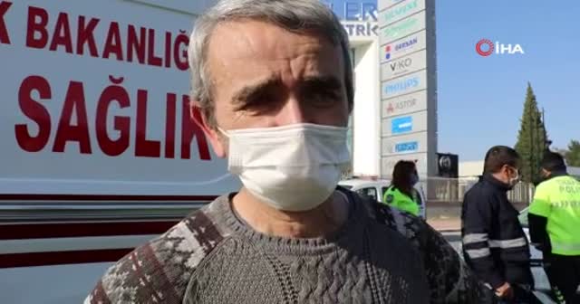 Çarptığının insan olduğunu gördü, gözyaşlarına boğuldu