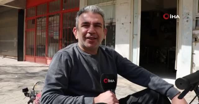 İşsizlikten sıkılan servis şoförü motorlu drift trike yaptı