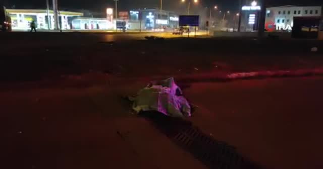 Moto kuryenin hayatını kaybettiği feci kaza kamerada