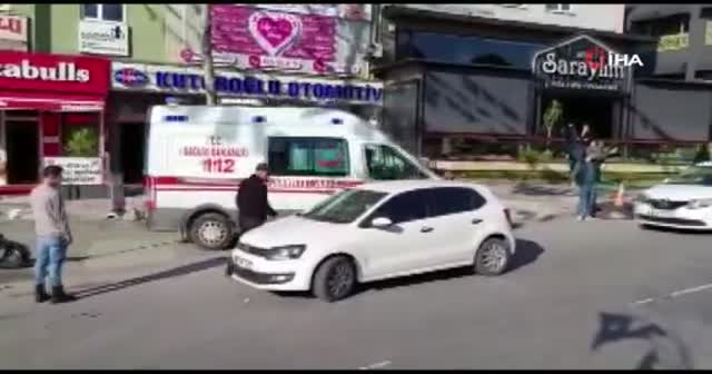 Acil girişine park eden sürücü, ambulansa zor anlar yaşattı