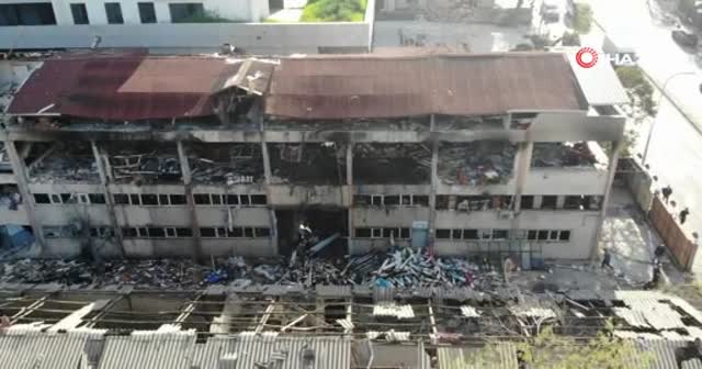 Bağcılar'da ambalaj fabrikasında patlama
