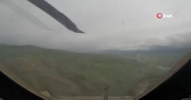 MSB'den hızlandırılmış helikopter kokpiti görüntüleri
