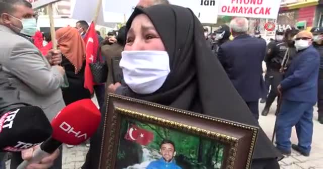 Oğlu dağa kaçırılan annenin feryadı yürekleri burktu