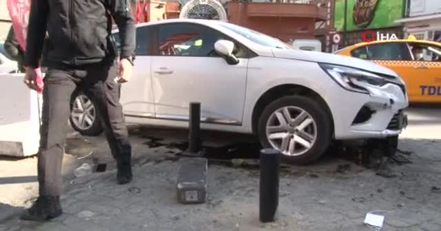 Ortaköy’de turist kadın dehşeti yaşadı, o anlar böyle görüntülendi