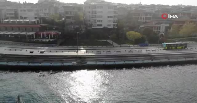 Tam kapanma sonrası Kadıköy ve Üsküdar'da meydanlar sessizliğe büründü