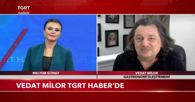 Vedat Milor TGRT Haber'de 'tava ciğer' dedi