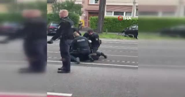 Alman polisinden skandal saldırı