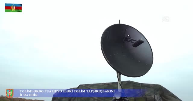 Azerbaycan tatbikatta SİHA'ları da kullanıldı