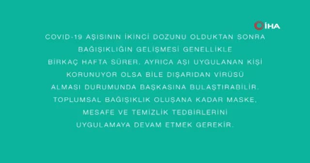 Bakan Koca aşılama kampanyası için kamu spotu paylaştı