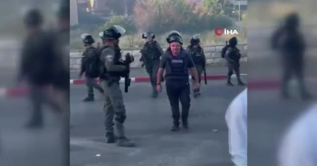 İşgalci İsrail güçleri, bu defa da CNN muhabirine saldırdı