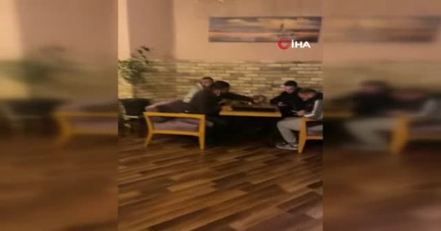 İstanbul’da tam kapanmada kafeteryaya baskın kamerada