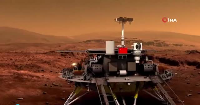 Zhurong, Mars'a ilk ayak izini bıraktı