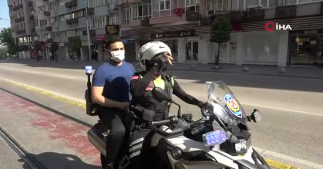 Atletlere taş çıkarttı ama sınava yetişemedi