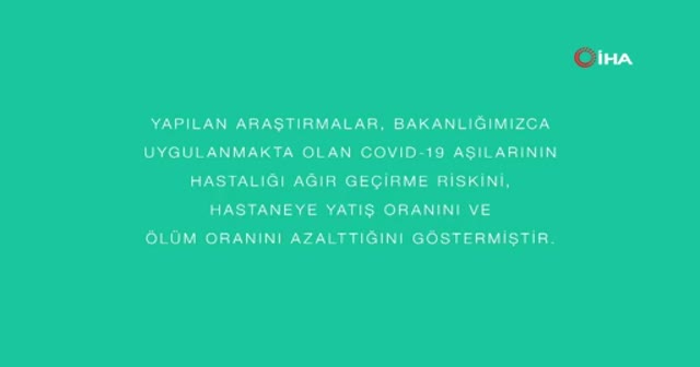 Bakan Koca'dan anlamlı paylaşım