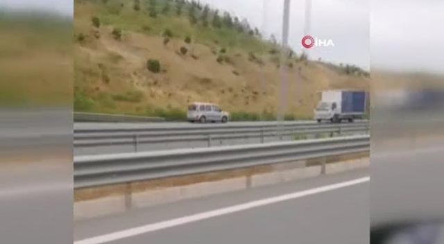 Kuzey Marmara Otoyolu dehşet: Sürücü ters şeride daldı