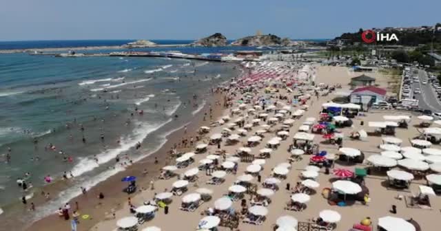 Bayram tatilini İstanbul'da geçirenler Şile'ye akın etti