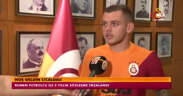 Cicaldau: Galatasaray'a imza attığım için çok mutluyum