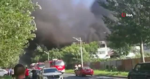 Çin'de depo yangını:14 ölü