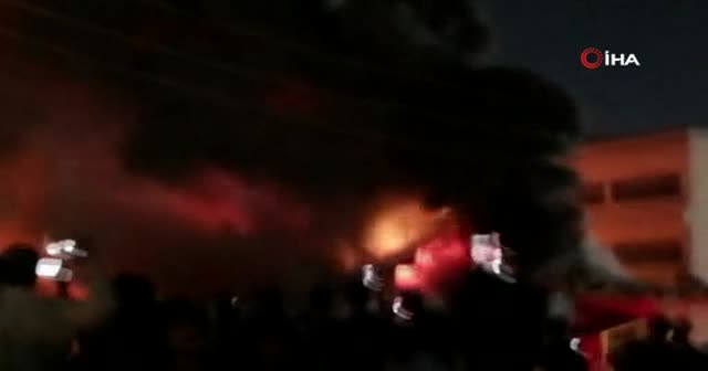 Irak’ta Covid-19 hastalarının yattığı hastanede yangın: Ölüler var