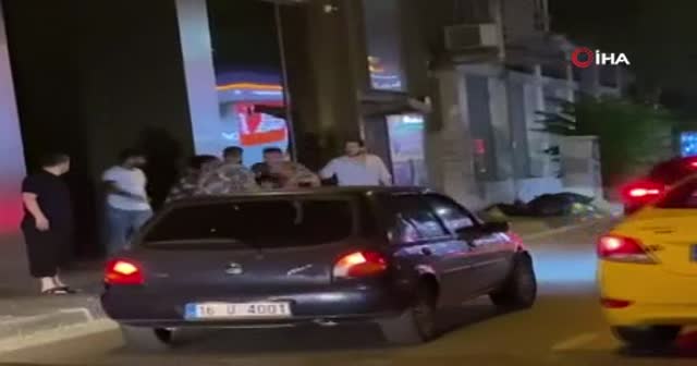 İstanbul’un göbeğinde kadına şiddet anları!