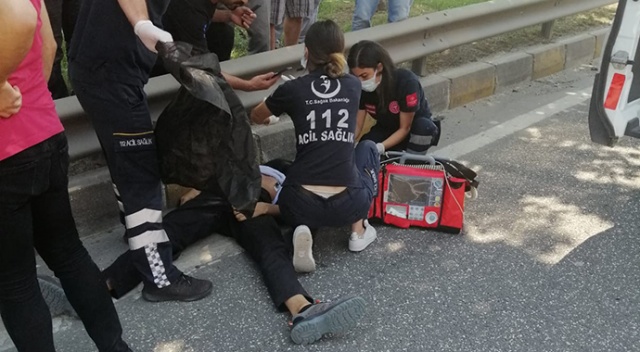 Ölüme böyle koştu! Feci kaza kamerada