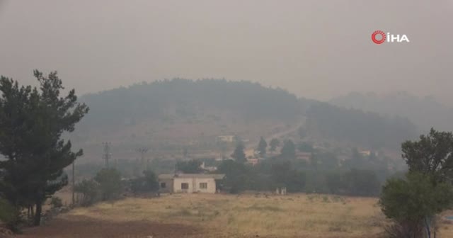 Yangın güneşi, kızıla çevirdi