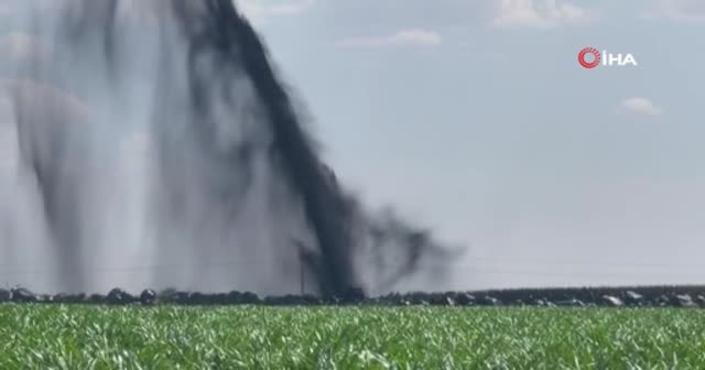 Boru hattı delindi! Tonlarca petrol boşa aktı