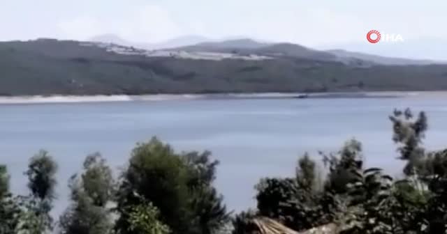 Düşen yangın uçağı felaketten saniyeler önce böyle görüntülendi