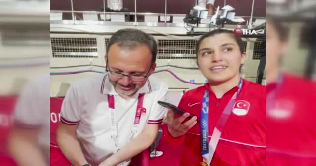 Erdoğan’dan Türkiye’nin altın kızı Busenaz’a tebrik