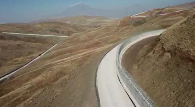 Iğdır sınırındaki duvar çalışmaları tamamlandı