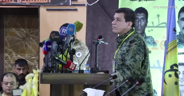 Koalisyon komutanından kundakçı PKK'ya övgü
