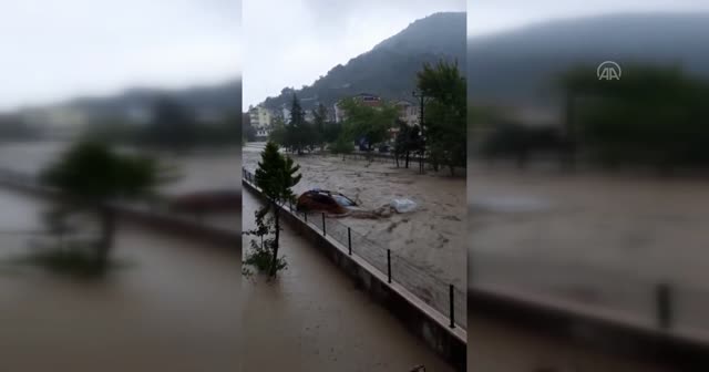 Sinop'taki sel felaketiyle ilgili yeni görüntüler ortaya çıktı