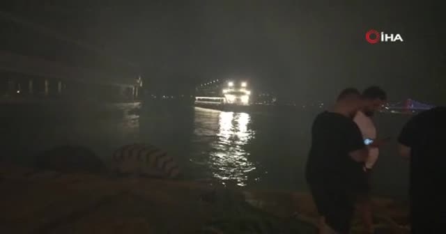 Bir günde iki kere yangın çıkan tekne battı