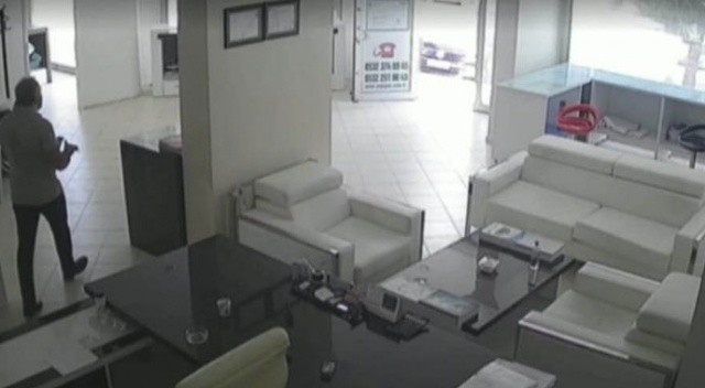 İş yerine kurşun yağdırdı! Güvenlik kameralarına yakalandı